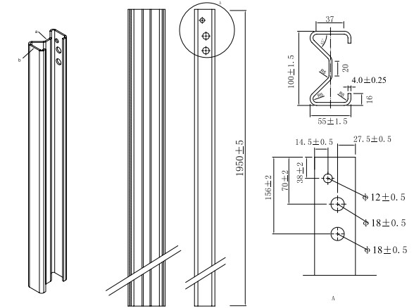 21KW 45 # Steel Sigma Profil Maszyna do formowania walców z 16 krokami tworzącymi stanowisko